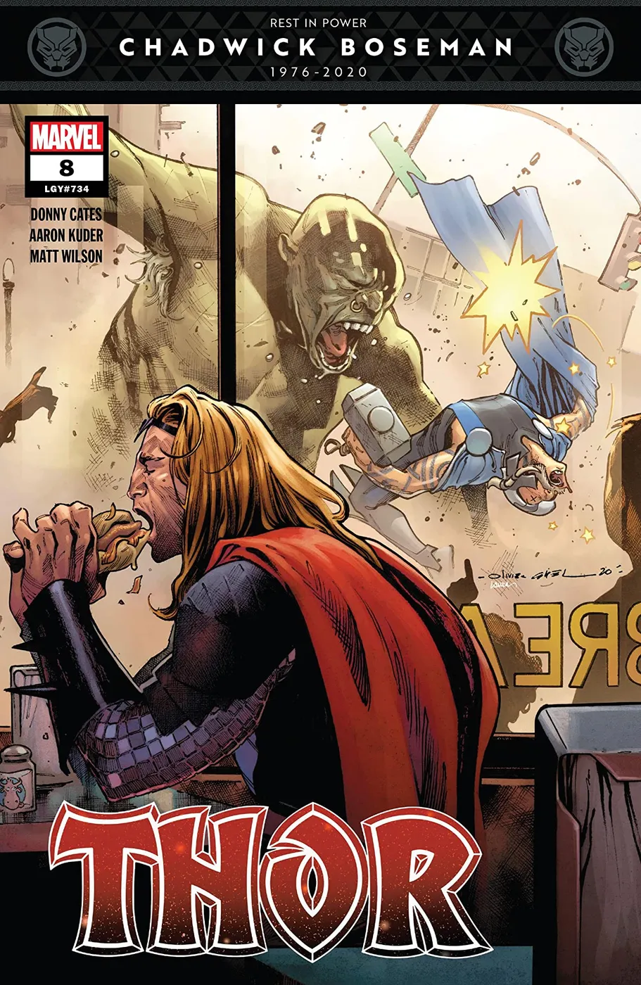 Cover of Thor #8 (734)
