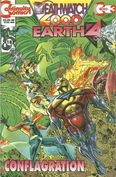 Cover of Earth 4 Deathwatch 2000 #3