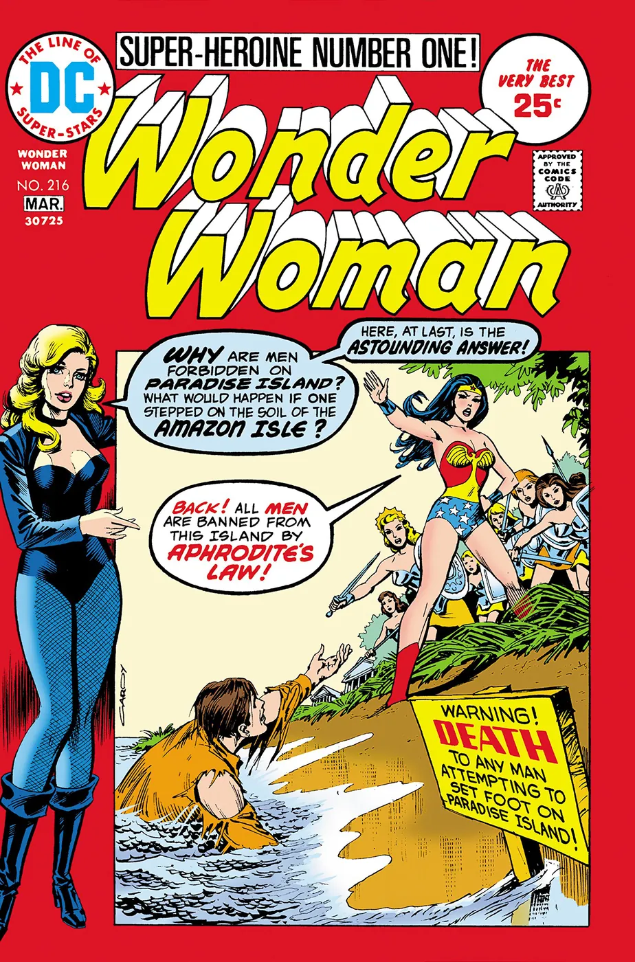 Cover of Wonder Woman #216