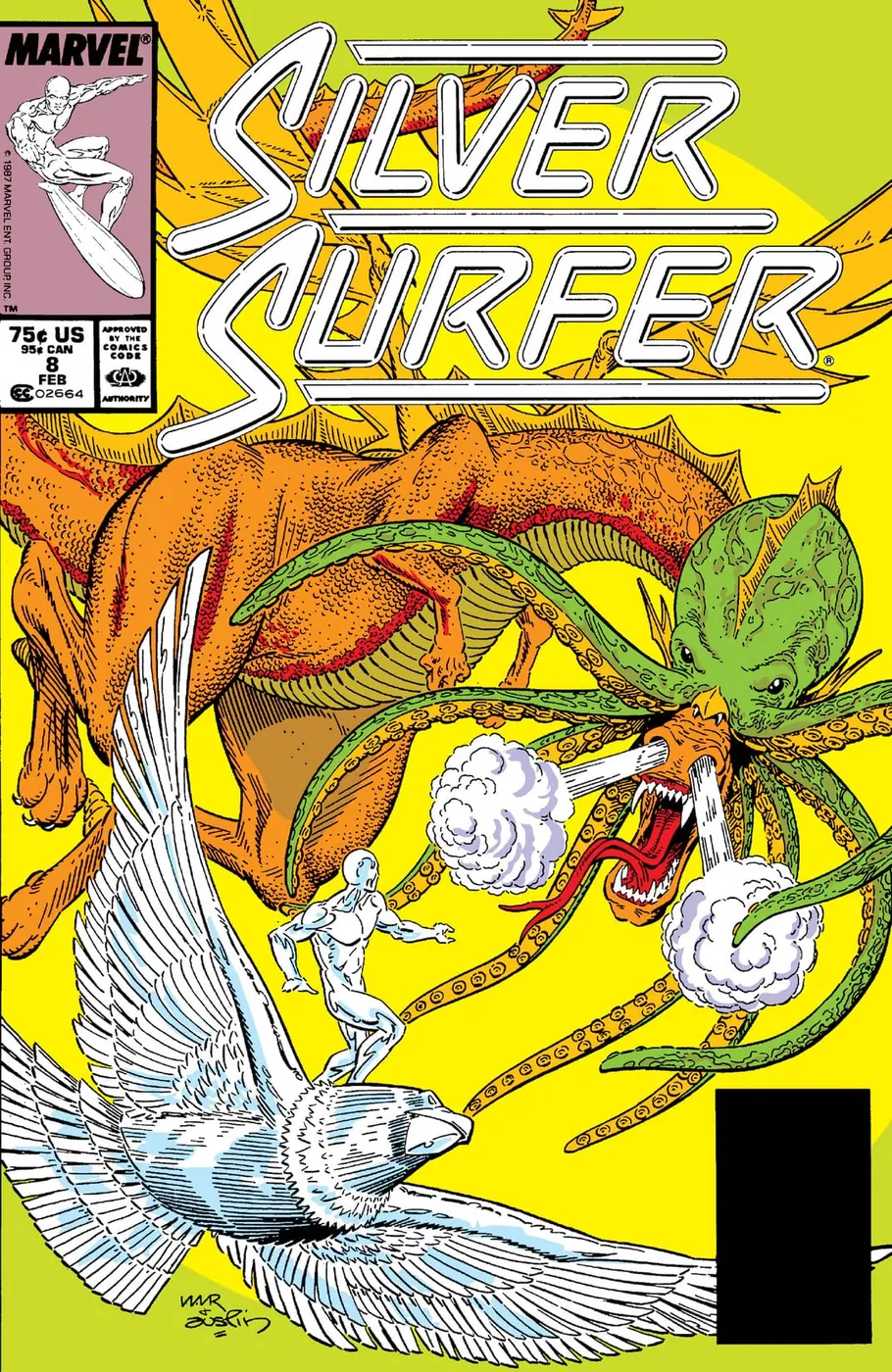 Cover of Silver Surfer #8