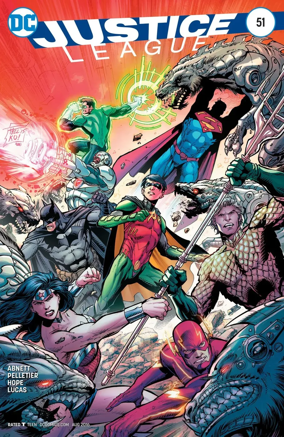 Cover of Justice League #51