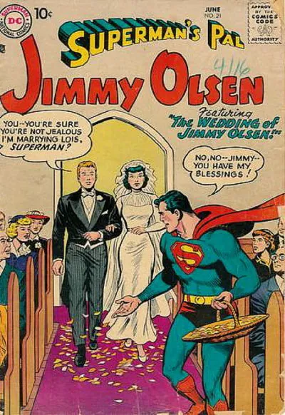Cover of Superman's Pal, Jimmy Olsen #21
