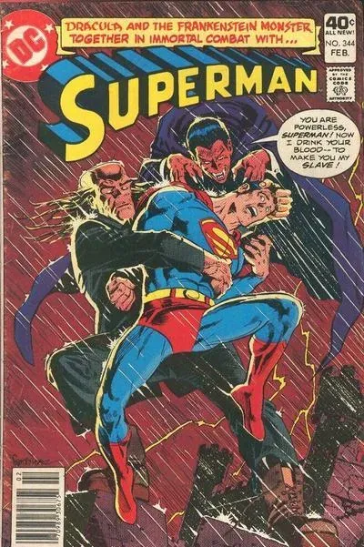 Cover of Superman #344