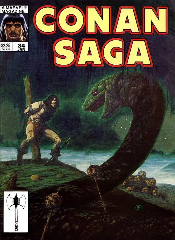 Cover of Conan Saga #34