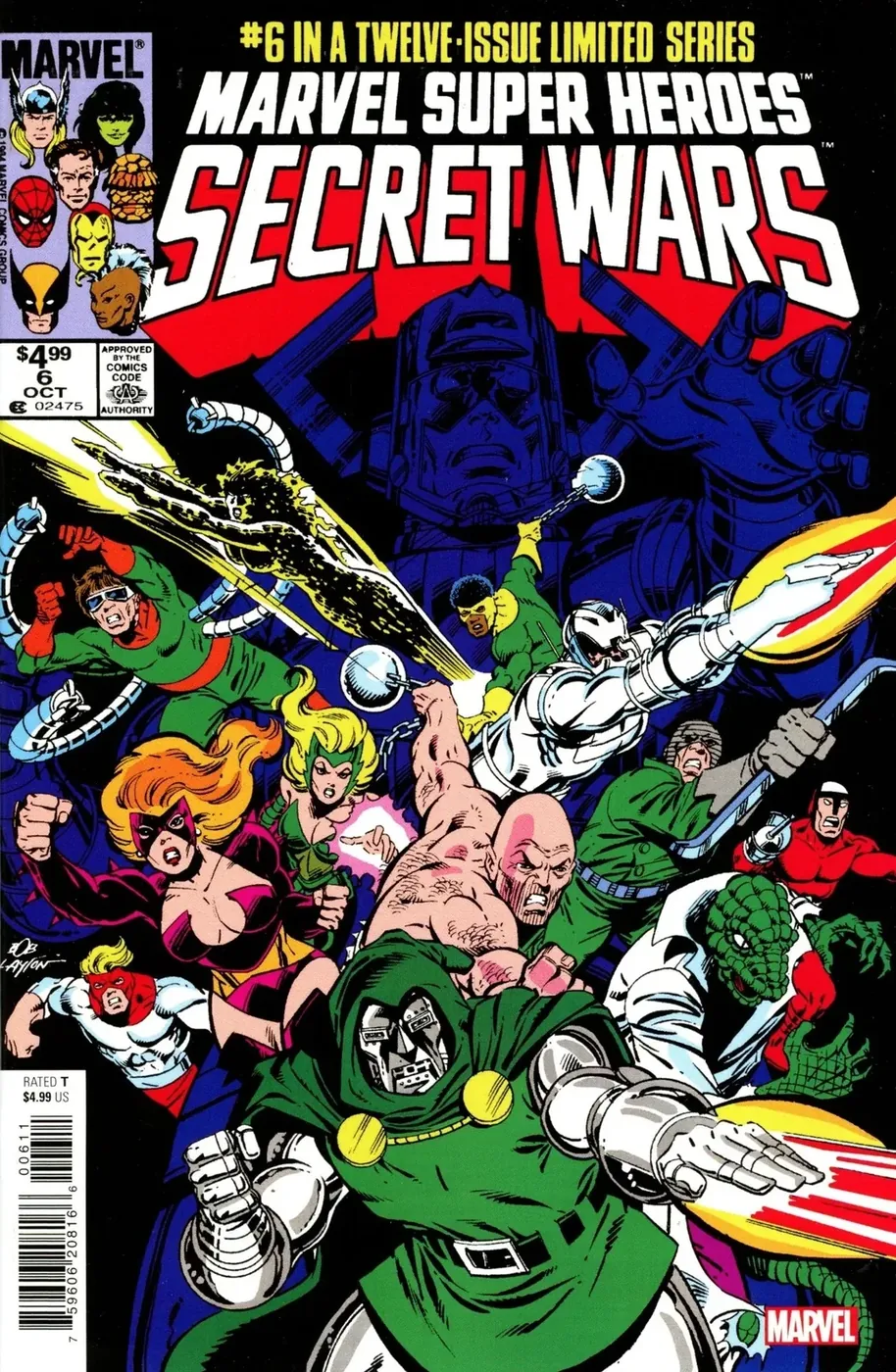 Cover of Marvel Super-Heroes Secret Wars #6
