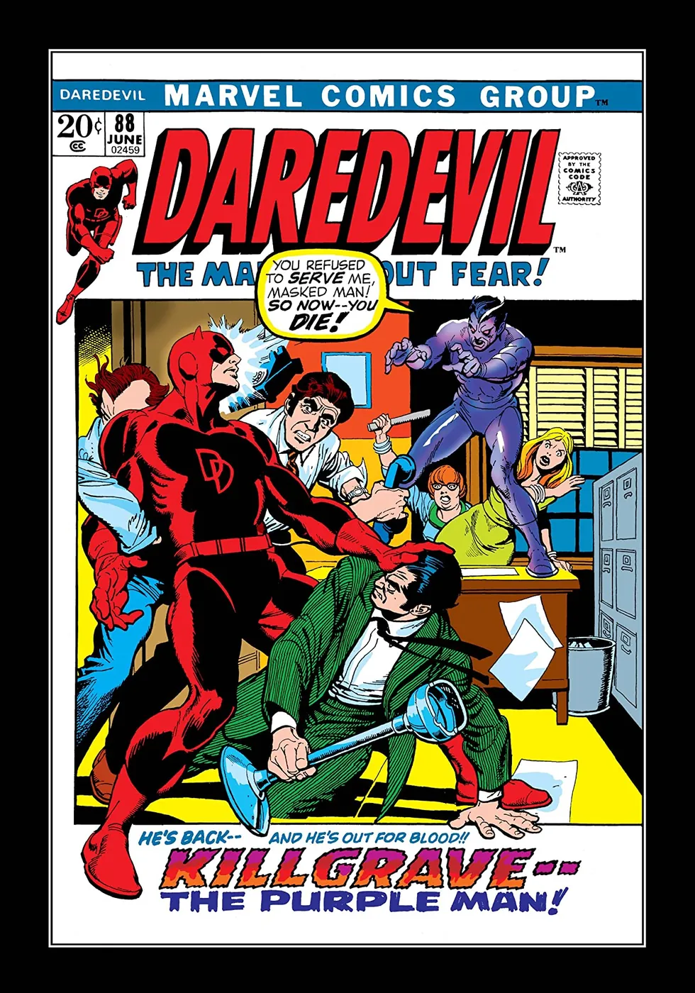 Cover of Daredevil #88