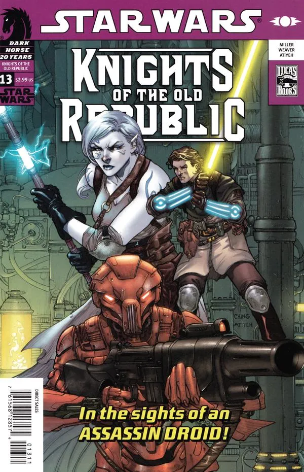 Cover of Star Wars Knights of the Old Republic #13