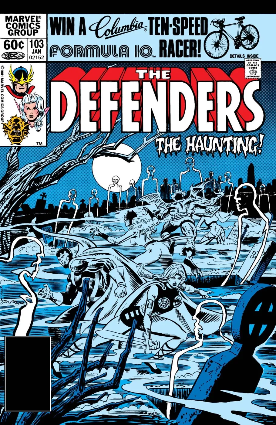 Cover of The Defenders #103