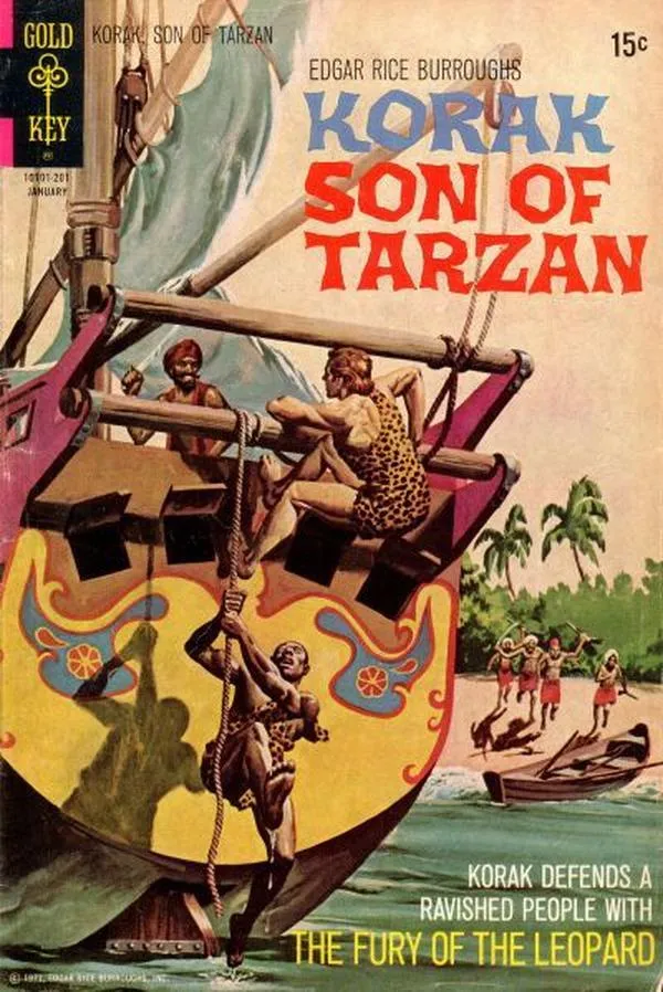 Cover of Edgar Rice Burroughs Korak, Son of Tarzan #45