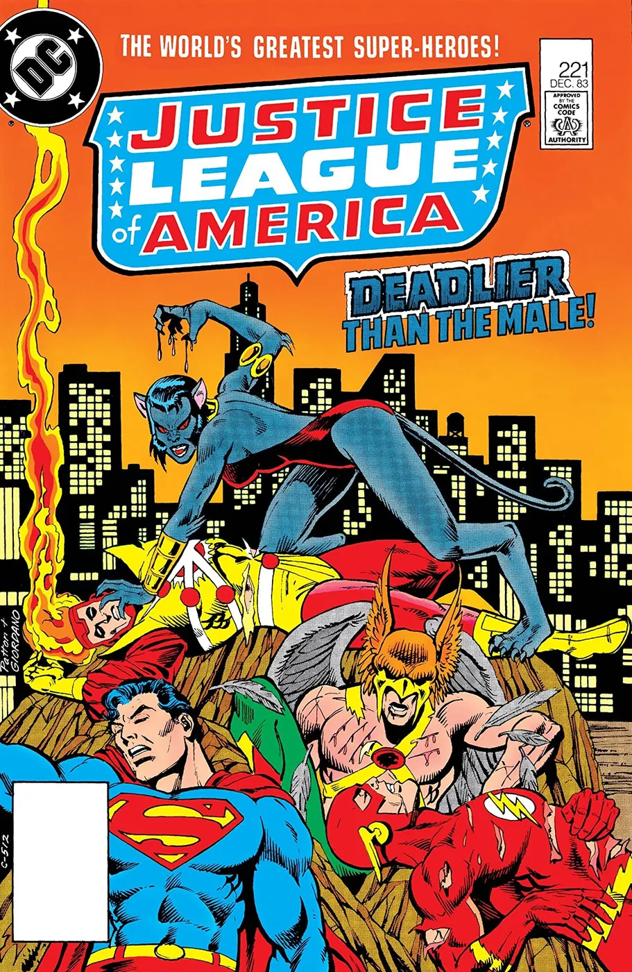 Cover of Justice League of America #221