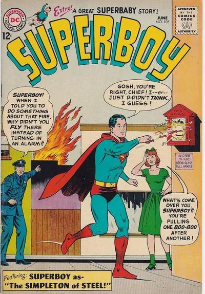 Cover of Superboy #105