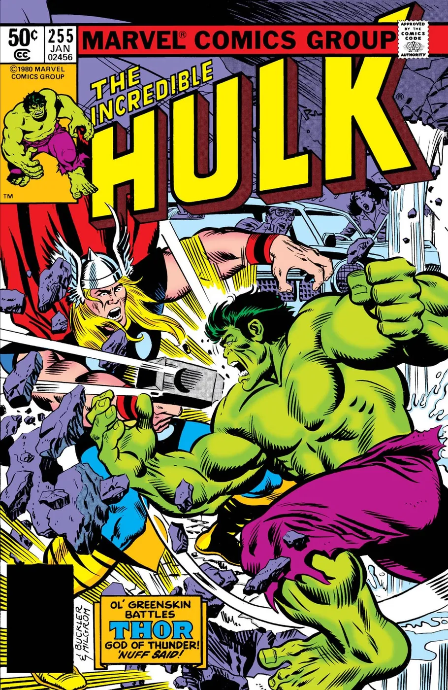 Cover of The Incredible Hulk #255