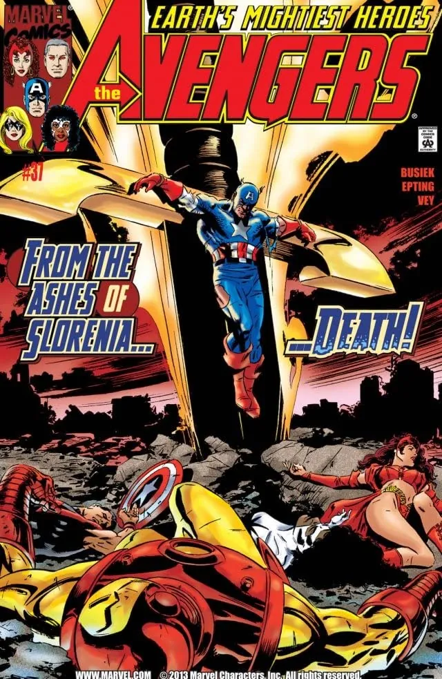 Cover of Avengers #37