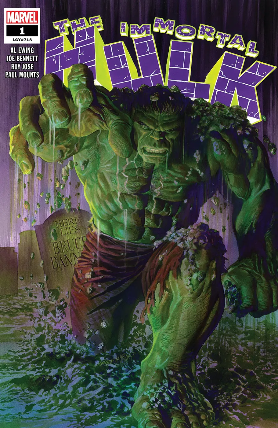 Cover of Immortal Hulk #1