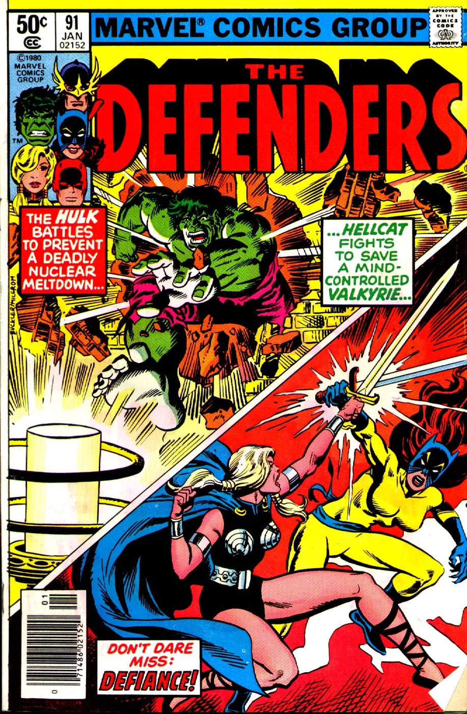 Cover of The Defenders #91