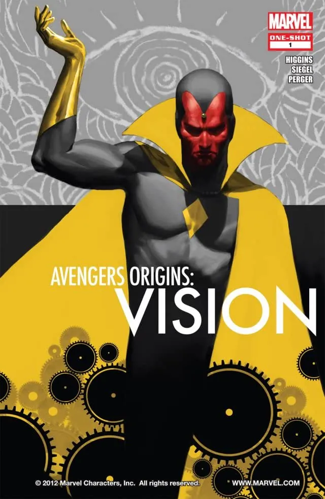 Cover of Avengers Origins: Vision #1