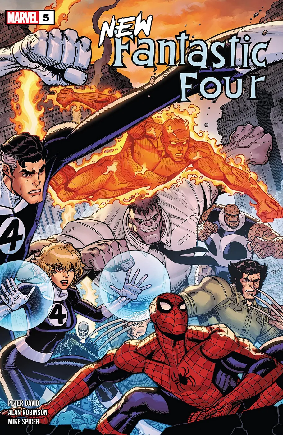 Cover of New Fantastic Four #5