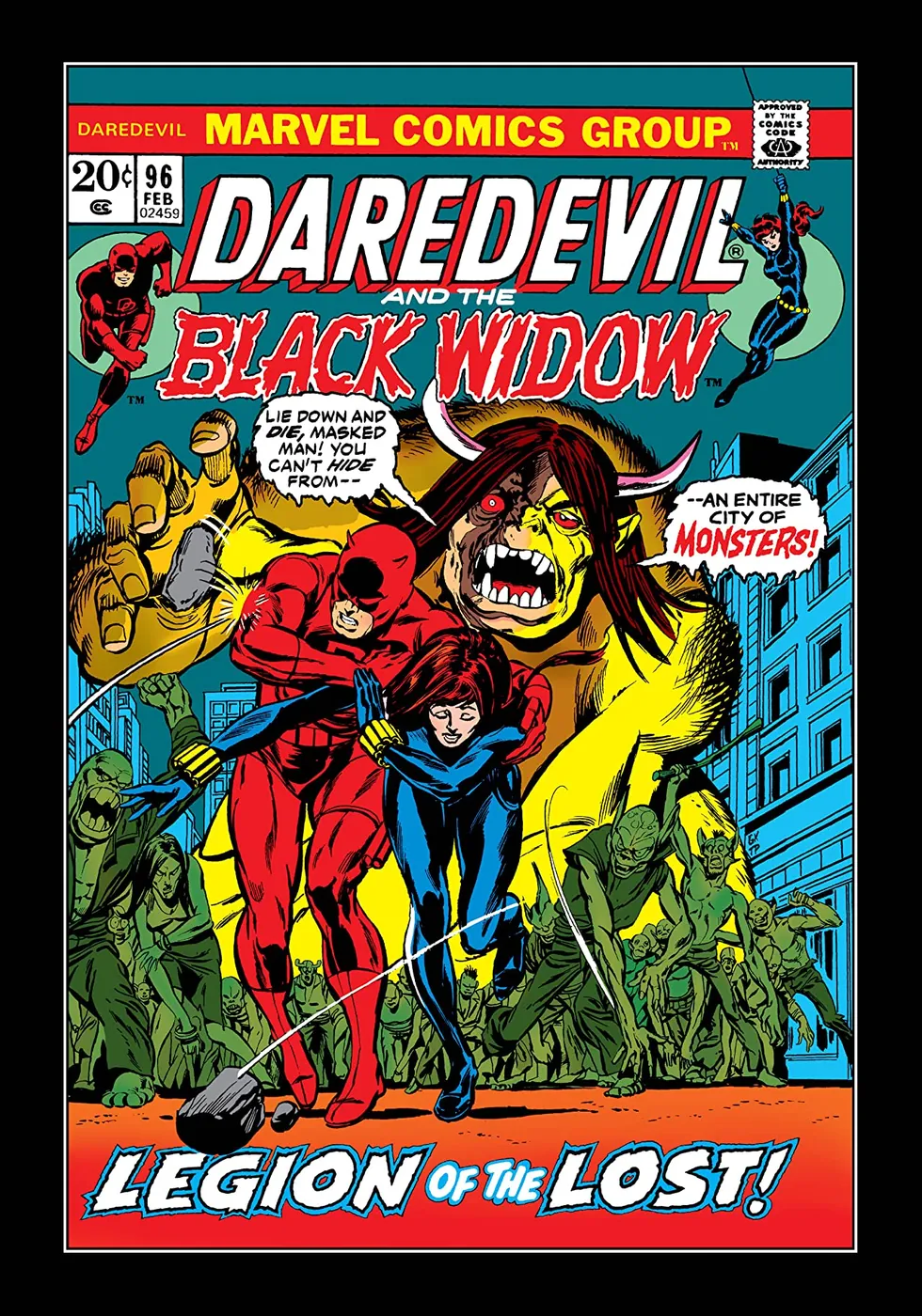 Cover of Daredevil #96