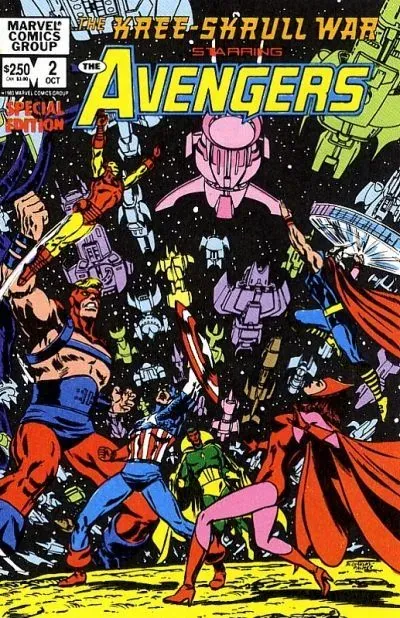 Cover of The Kree-Skrull War Starring the Avengers #2