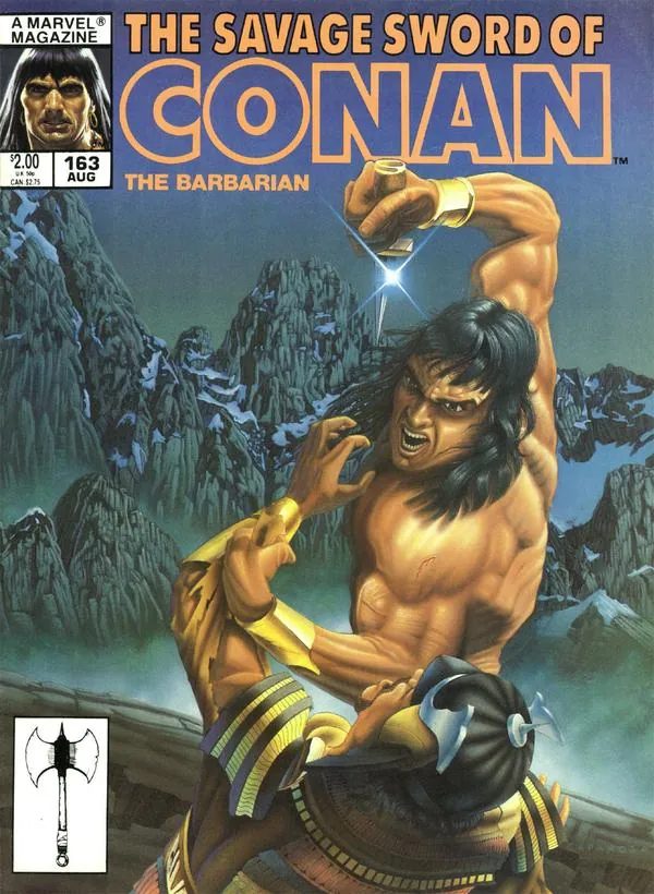 Cover of The Savage Sword of Conan #163