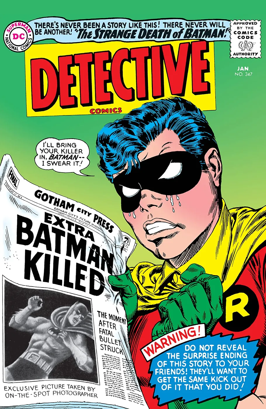 Cover of Detective Comics #347