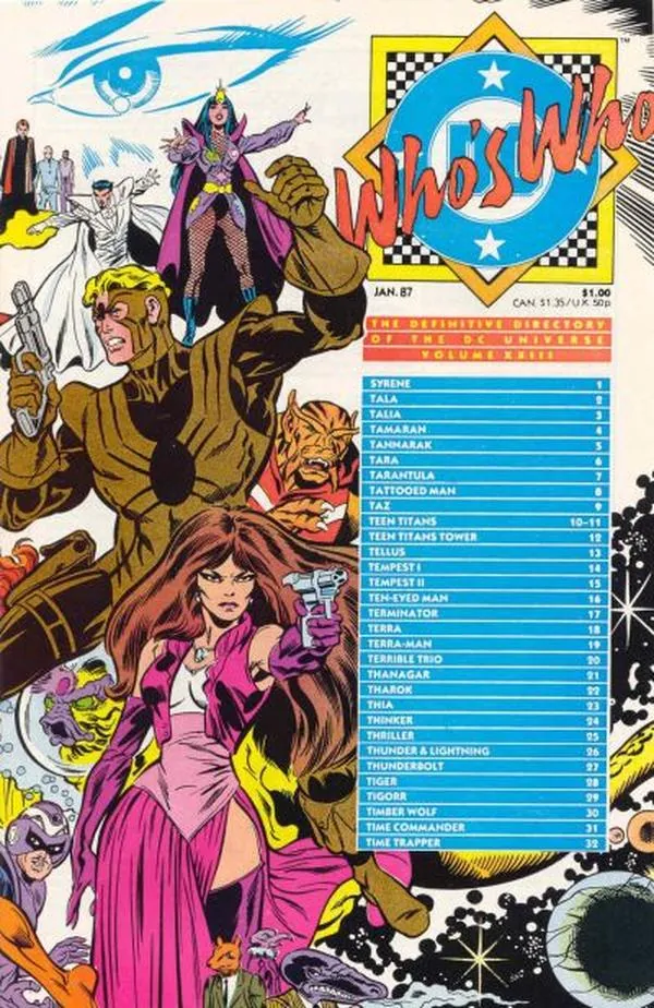 Cover of Who's Who: The Definitive Directory of the DC Universe #1