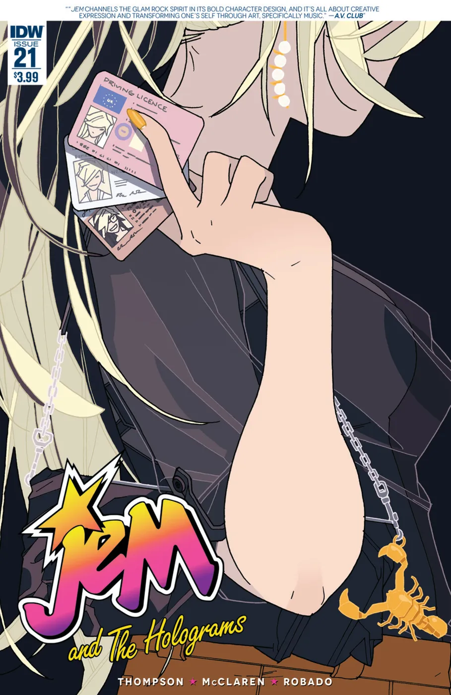 Cover of Jem and the Holograms #21
