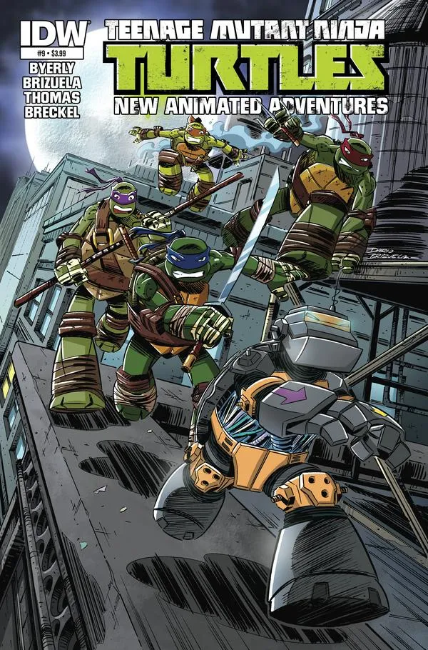 Cover of Teenage Mutant Ninja Turtles New Animated Adventures #9