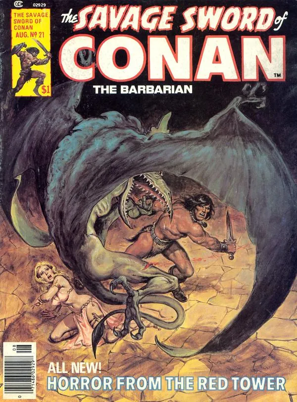 Cover of The Savage Sword of Conan #21