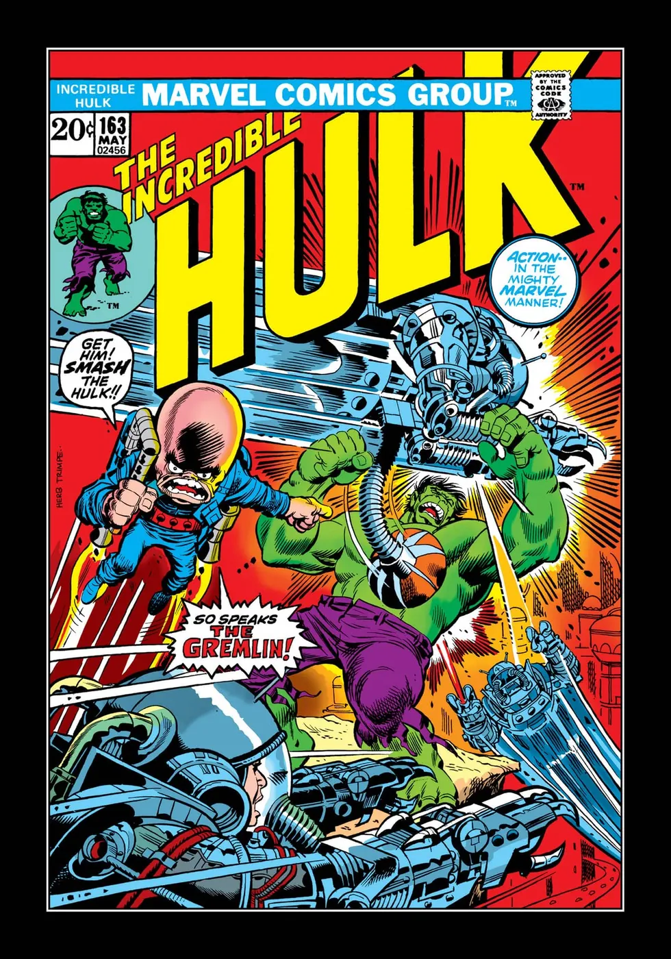 Cover of The Incredible Hulk #163
