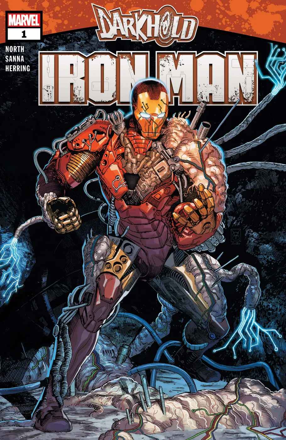 Cover of The Darkhold: Iron Man #1