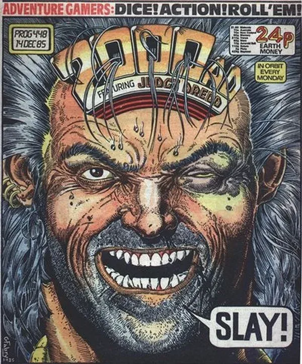 Cover of 2000 AD #448