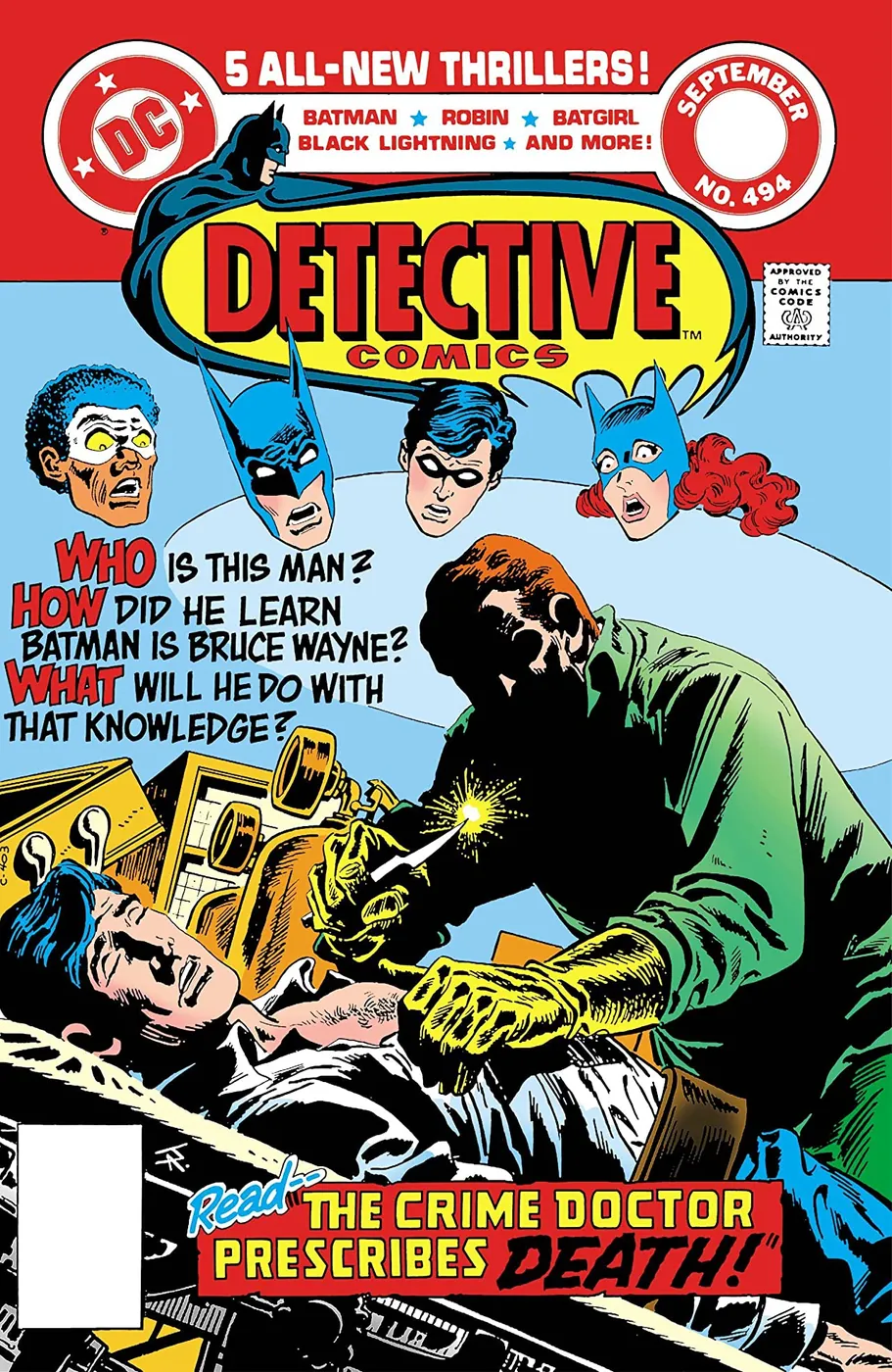 Cover of Detective Comics #494