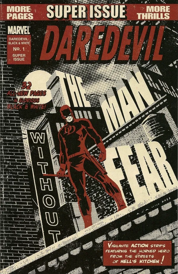 Cover of Daredevil Black & White #1