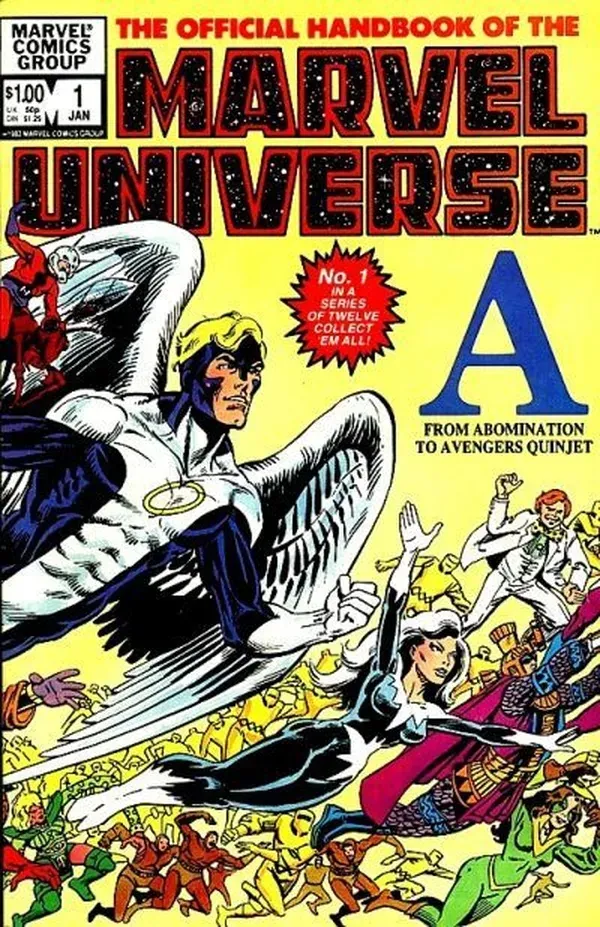 Cover of The Official Handbook of the Marvel Universe #1