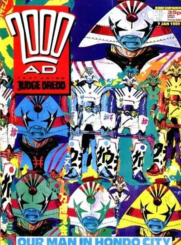 Cover of 2000 AD #608