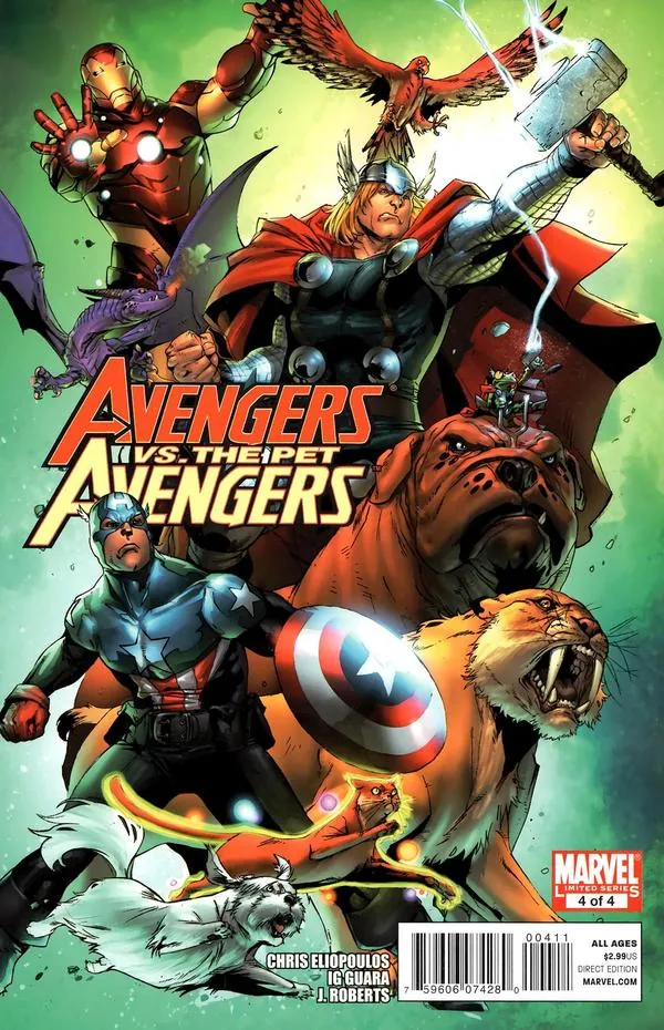 Cover of Avengers vs. Pet Avengers #4