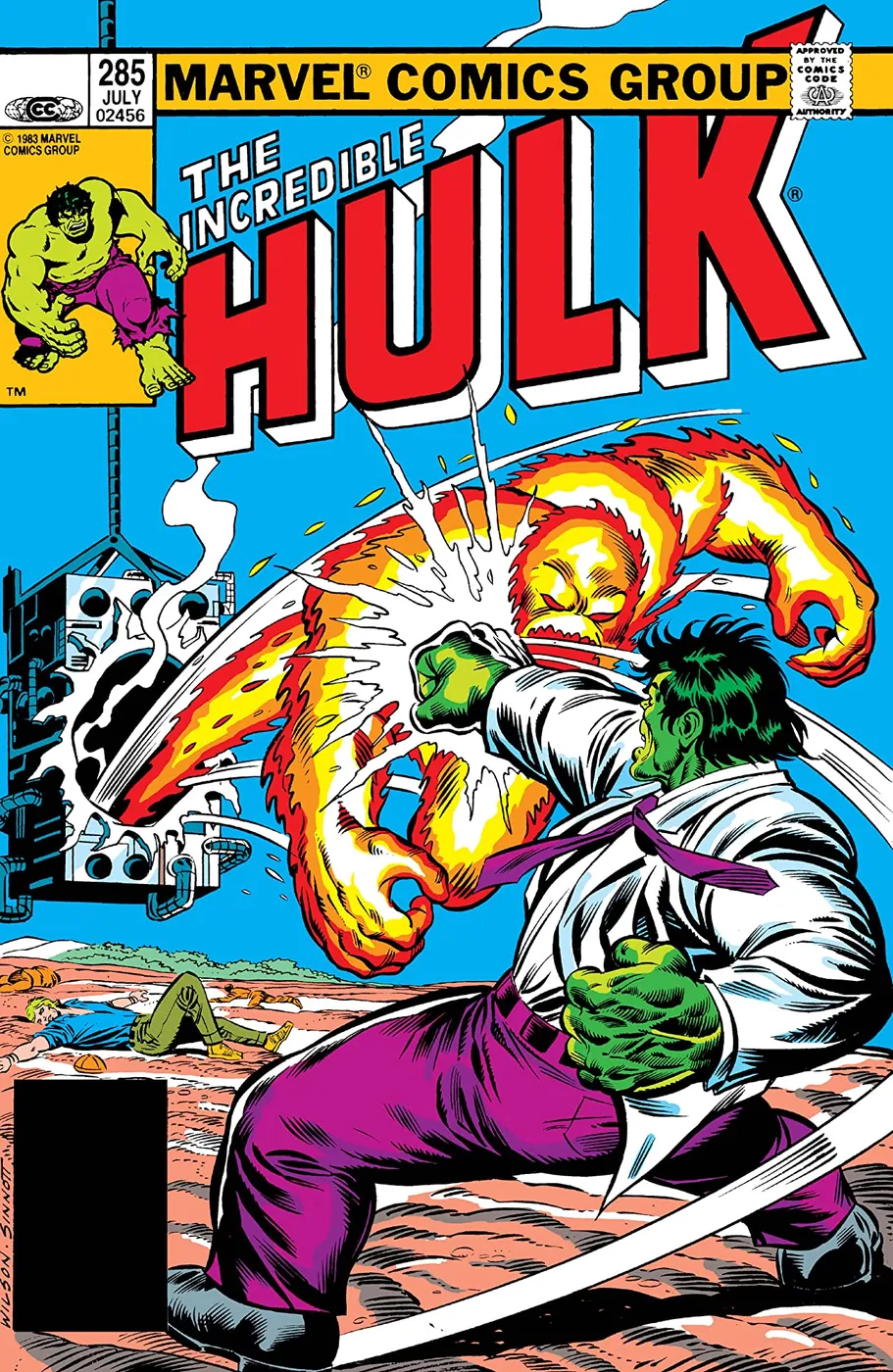 Cover of The Incredible Hulk #285