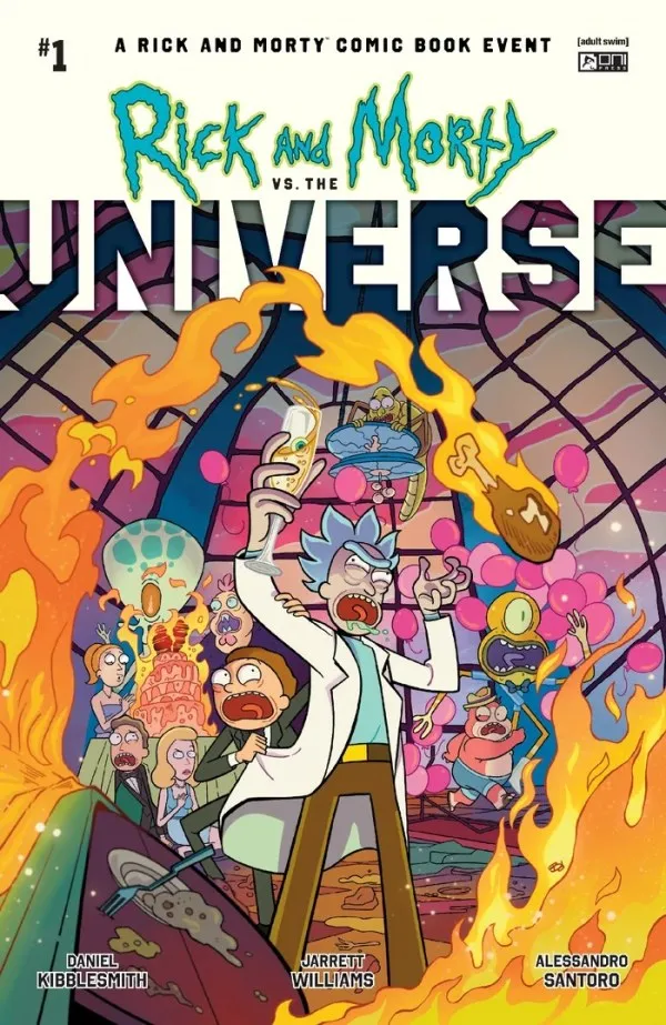 Cover of Rick and Morty vs. the Universe #1