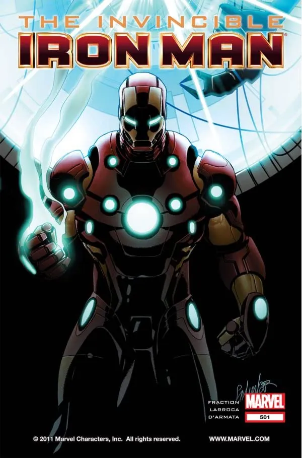 Cover of Invincible Iron Man #501
