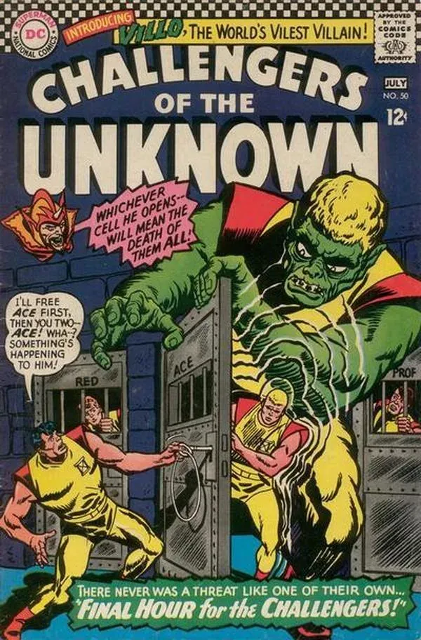 Cover of Challengers of the Unknown #50