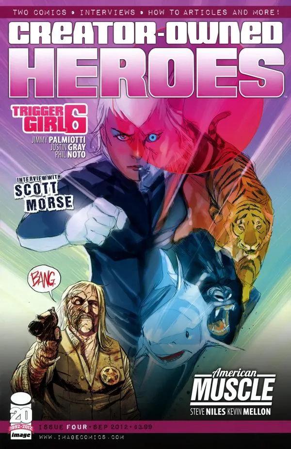 Cover of Creator-Owned Heroes #4