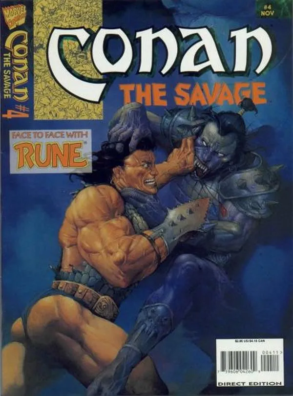 Cover of Conan the Savage #4