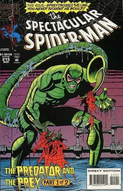 Cover of The Spectacular Spider-Man #215
