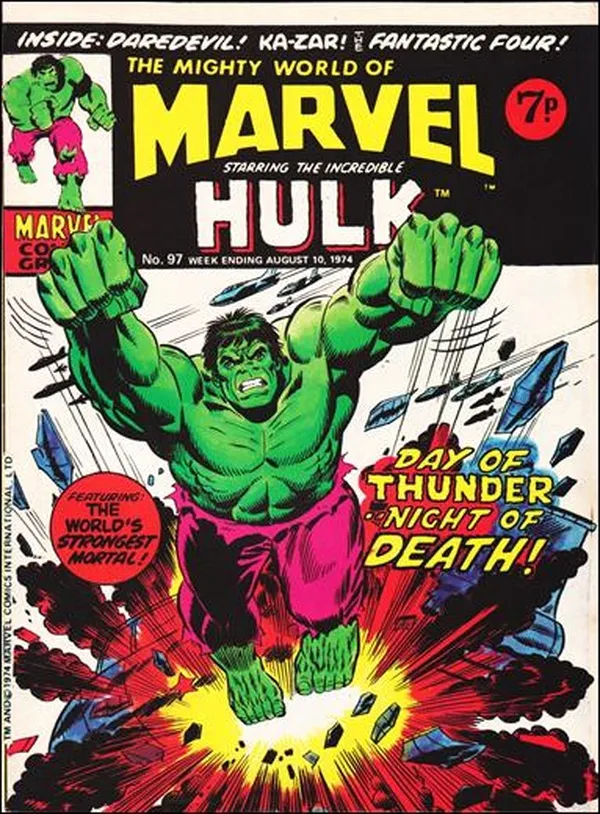 Cover of The Mighty World of Marvel #97