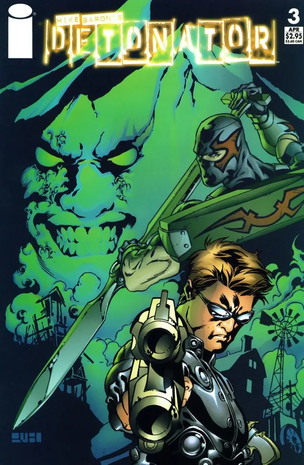 Cover of Mike Baron's Detonator #3