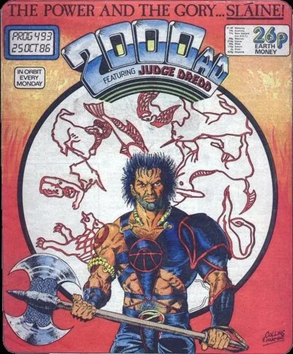 Cover of 2000 AD #493