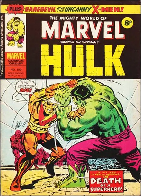 Cover of The Mighty World of Marvel #190