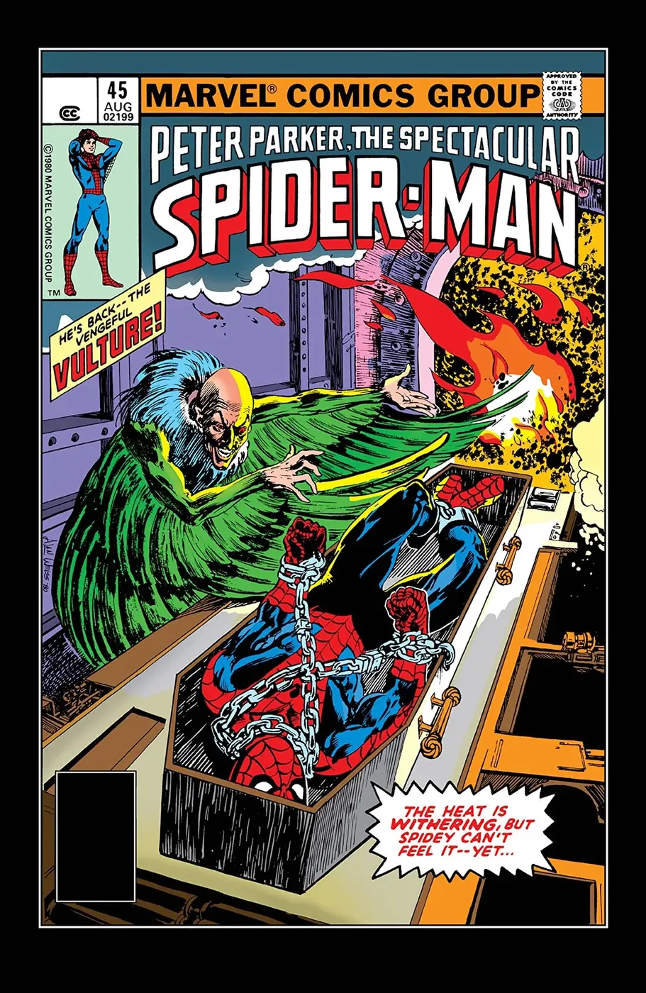 Cover of The Spectacular Spider-Man #45