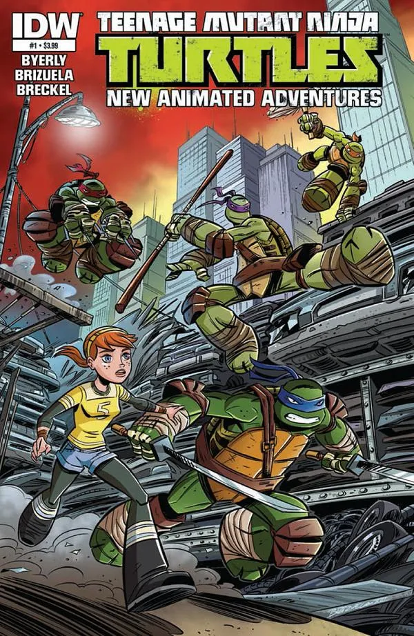 Cover of Teenage Mutant Ninja Turtles New Animated Adventures #1